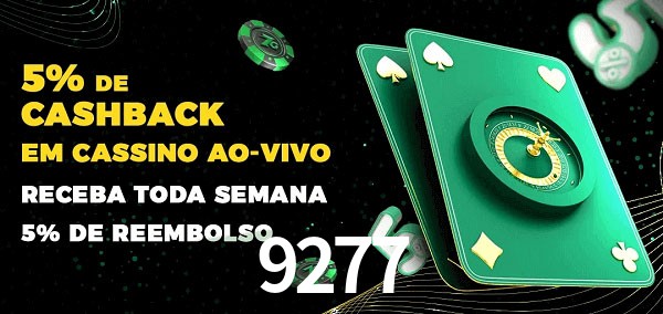 Promoções do cassino ao Vivo 9277